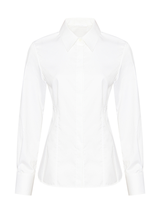 Helmut Lang Рубашка из хлопка с вырезами