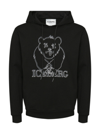 Iceberg Толстовка с вышивкой и капюшоном