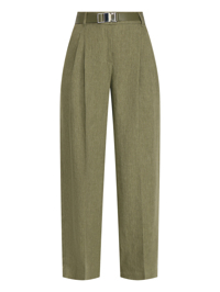 Max Mara Брюки из льна с поясом