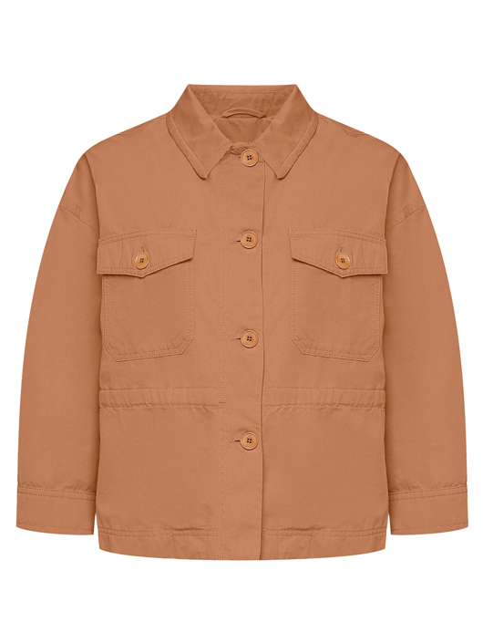 Weekend Max Mara Куртка из хлопка и льна на кулиске