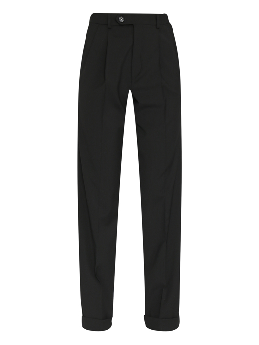 Sportmax Брюки из шерсти прямого кроя