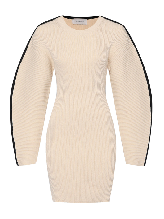 Sportmax Платье трикотажное в рубчик