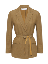 Max Mara Трикотажный жакет с поясом