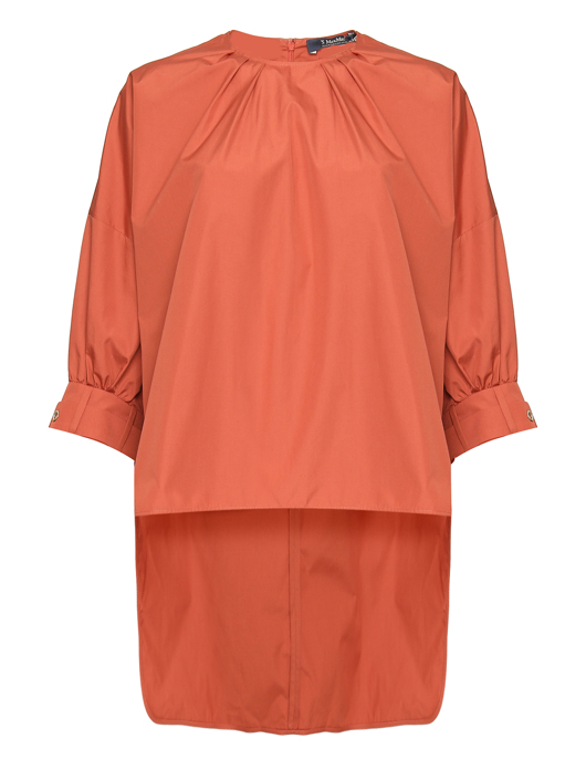 Max Mara Однотонная блуза из хлопка