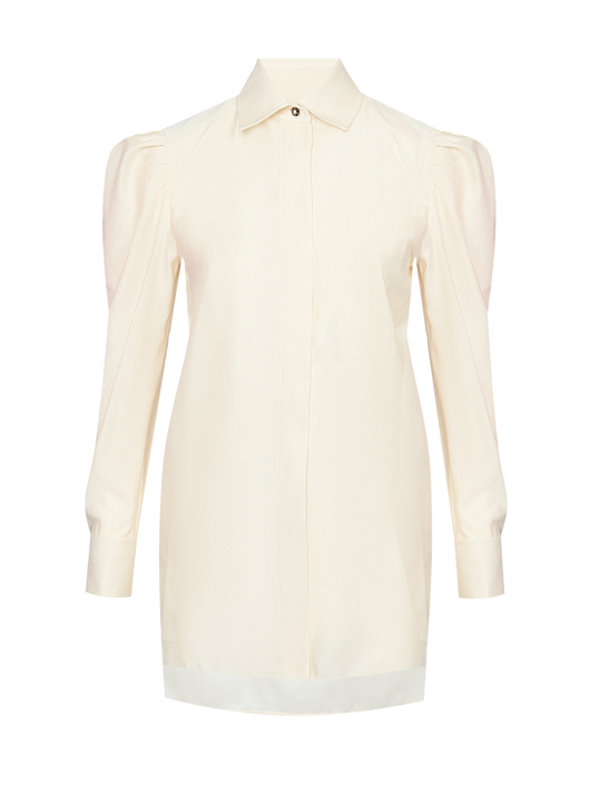 Max Mara Однотонная рубашка из хлопка
