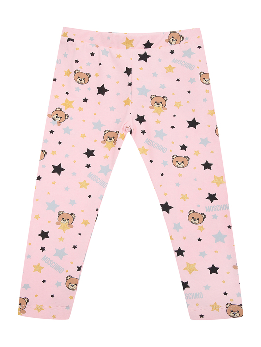 Moschino Baby Брюки из трикотажа с принтом
