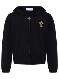 Ermanno Scervino Junior Толстовка свободного кроя с логотипом
