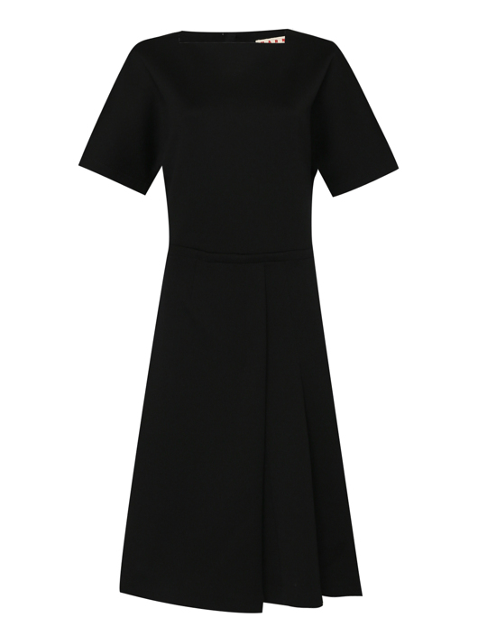 Marni Платье из хлопка с коротким рукавом