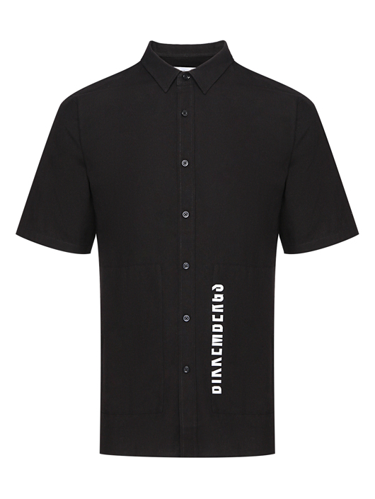 Bikkembergs Рубашка из хлопка и льна