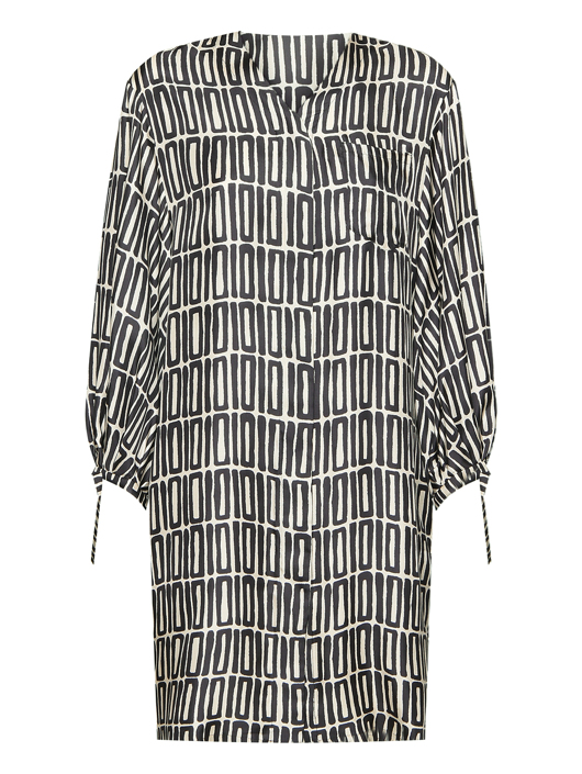 Max Mara Платье из шелка с узором