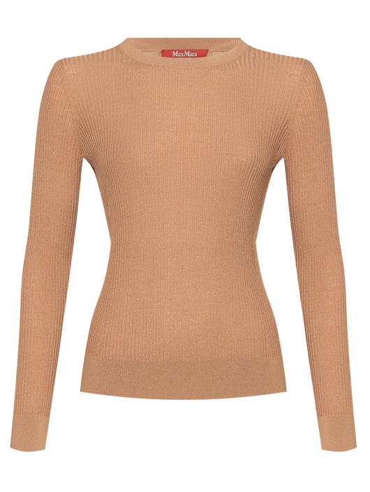 Max Mara Джемпер из шелка и шерсти