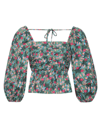 Weekend Max Mara Блуза из хлопка с цветочным узором