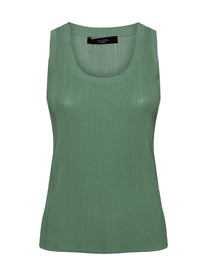 Weekend Max Mara Трикотажный топ из вискозы