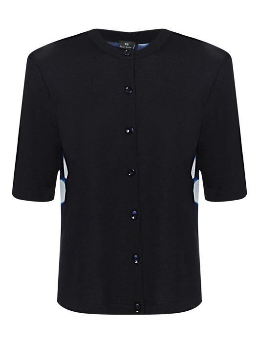 Paul Smith Комбинированный кардиган с короткими рукавами