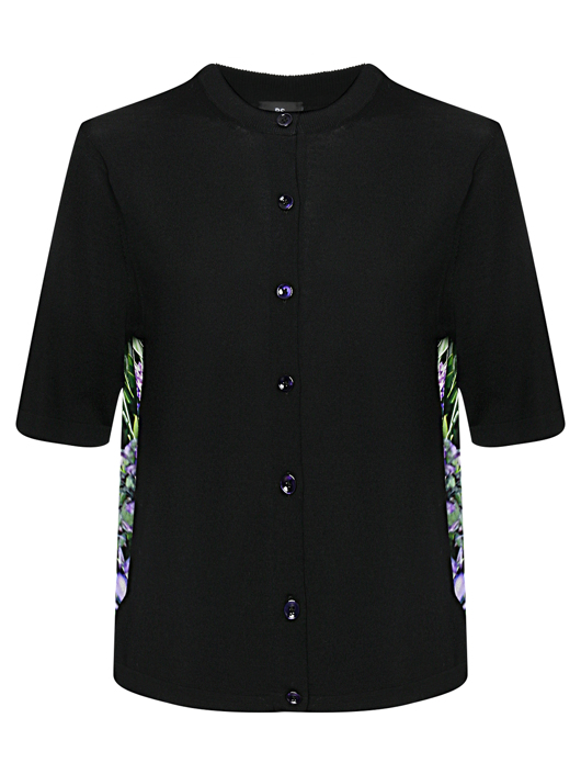 Paul Smith Комбинированный кардиган с короткими рукавами