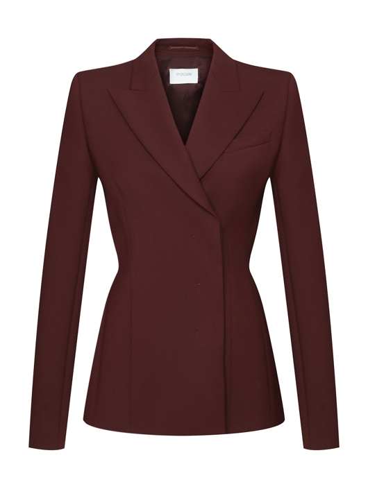 Sportmax Приталенный жакет из шерсти
