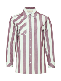 Weekend Max Mara Рубашка из хлопка в полоску