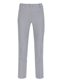 Weekend Max Mara Брюки из смешанного хлопка с узором
