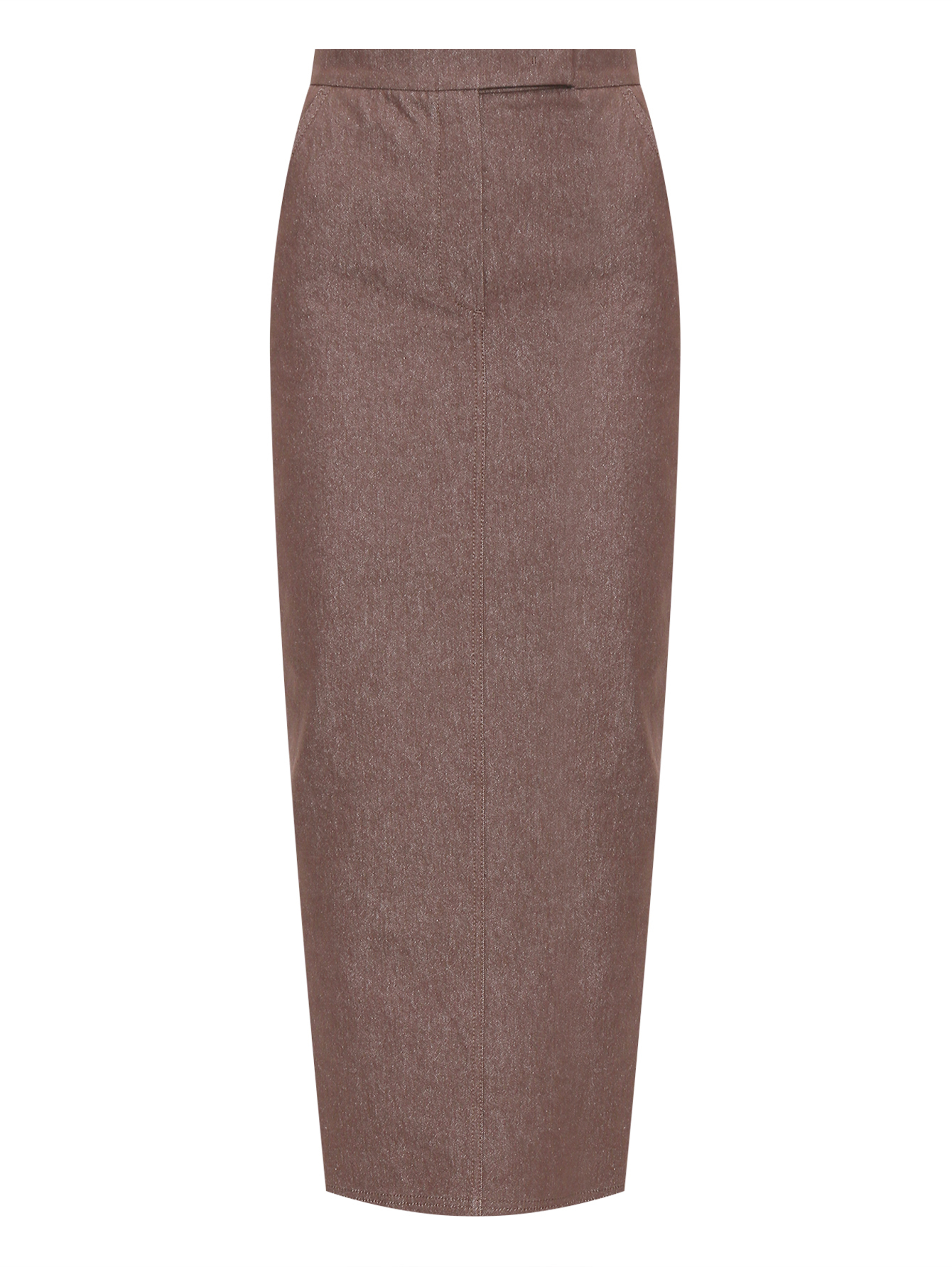 Юбка-макси из плотного хлопка