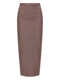 Max Mara Юбка-макси из плотного хлопка