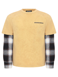 Dsquared2 Футболка с длинным рукавом из хлопка