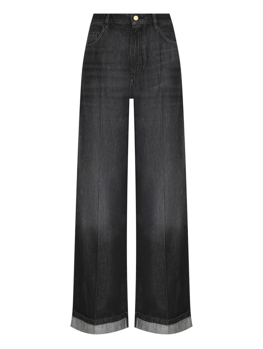 Max Mara Широкие джинсы с подворотами