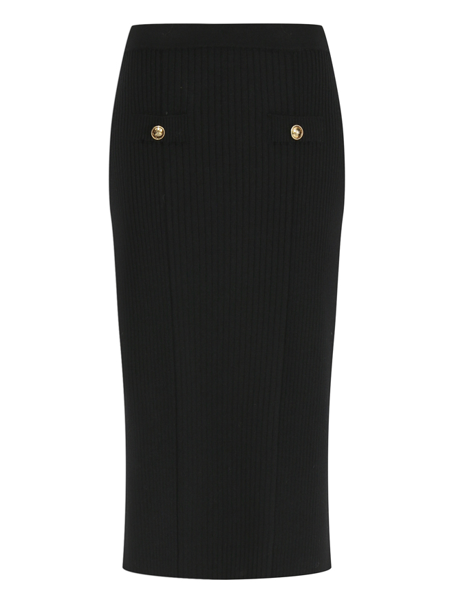 Luisa Spagnoli Трикотажная юбка в рубчик