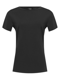 Weekend Max Mara Однотонная футболка из хлопка с круглым вырезом