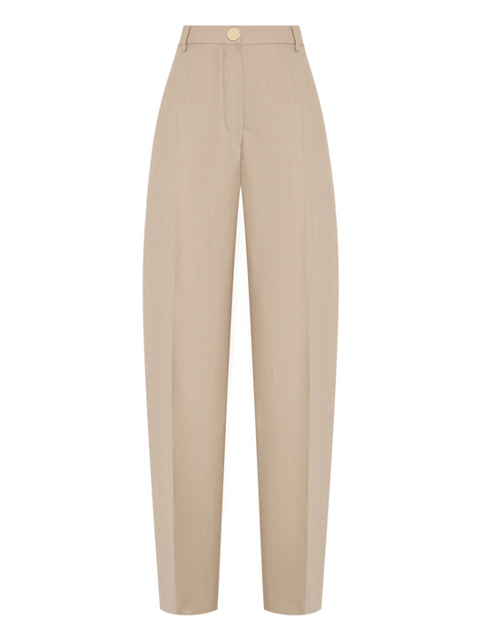 Sportmax Брюки из шерсти со стрелками