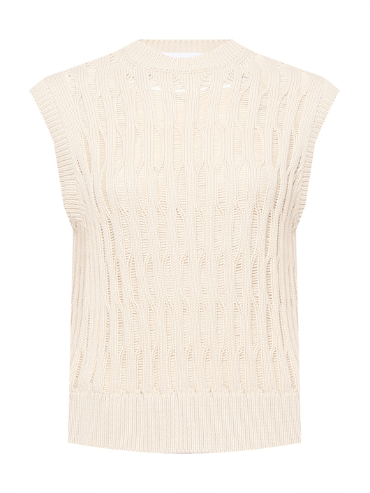 LARDINI Трикотажный жилет из хлопка