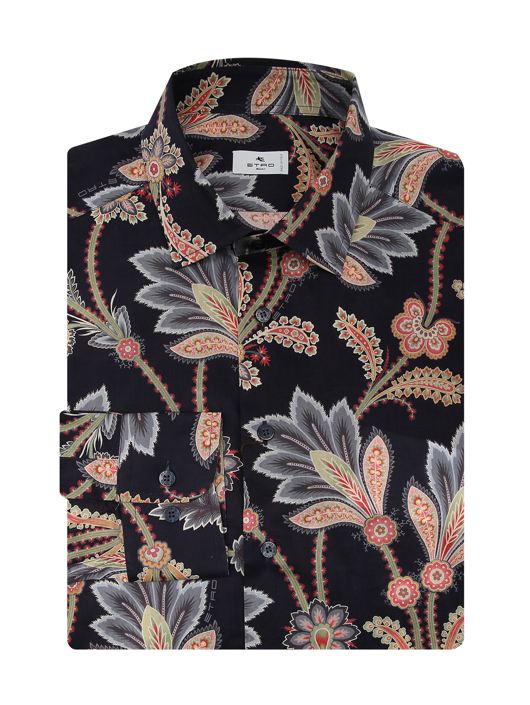 Etro Рубашка из хлопка с узором пейсли