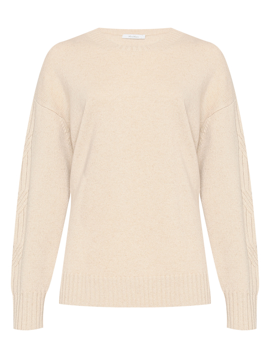 Max Mara Трикотажный джемпер из кашемира