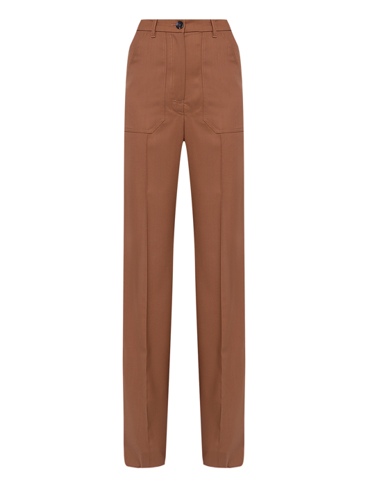 Max Mara Брюки из шерсти с карманами