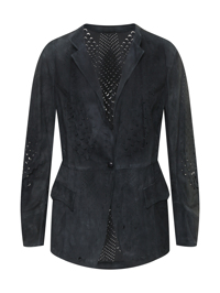 Ermanno Scervino Куртка из кожи с карманами