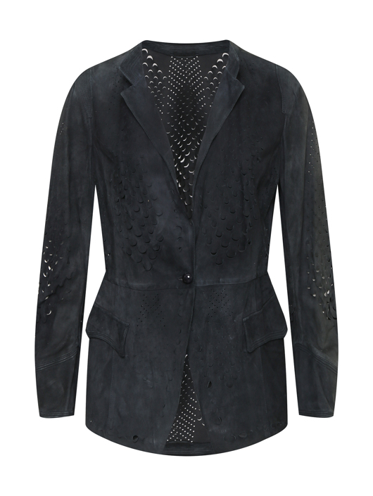 Ermanno Scervino Куртка из кожи с карманами