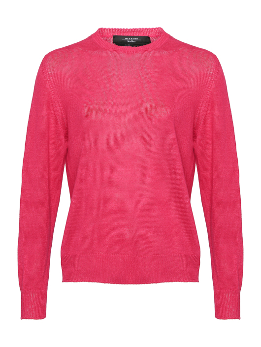 Weekend Max Mara Базовый джемпер из льняной нити