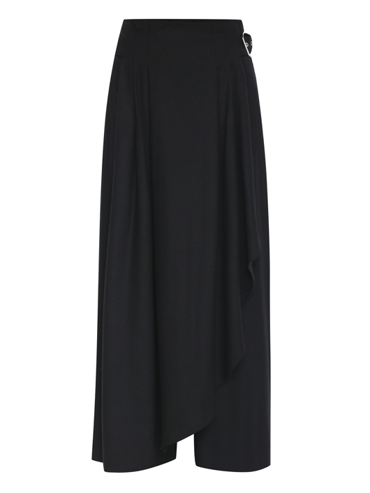 Alberta Ferretti Брюки-юбка с запахом из шерсти