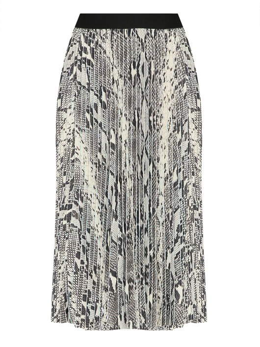 Essentiel Antwerp Юбка плиссе с узором под рептилию