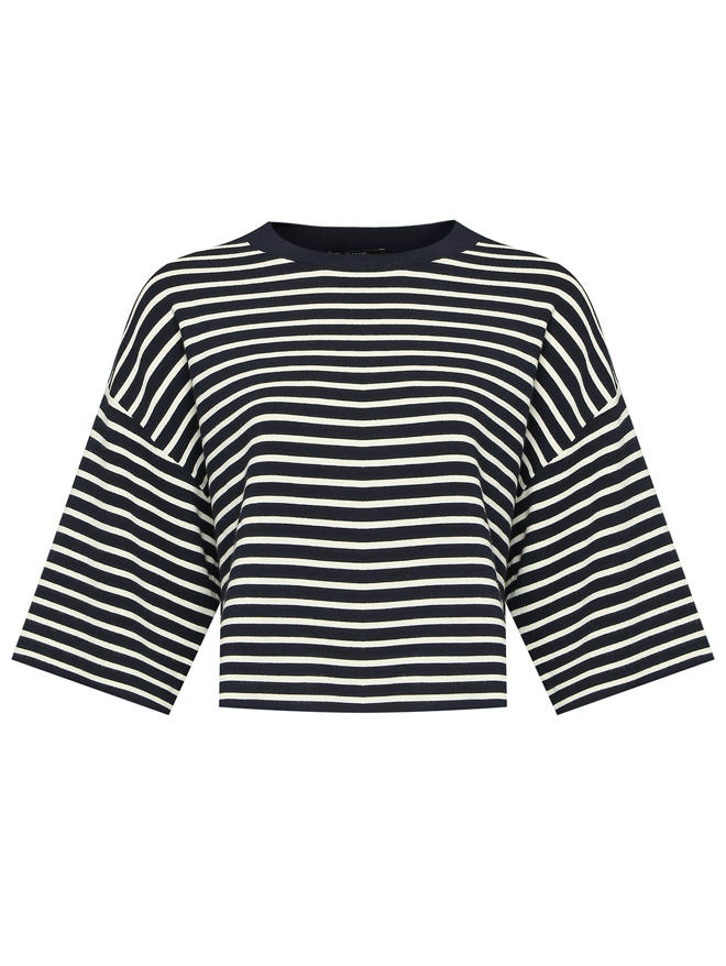 Weekend Max Mara Укороченный джемпер из смесовой вискозы