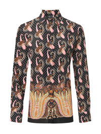Etro Блуза из шелка с узором