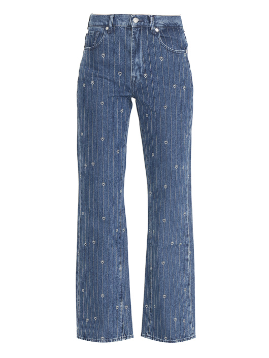 7 For All Mankind Джинсы в тонкую полоску
