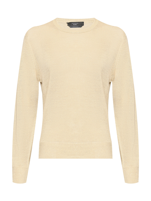 Weekend Max Mara Базовый джемпер из льна