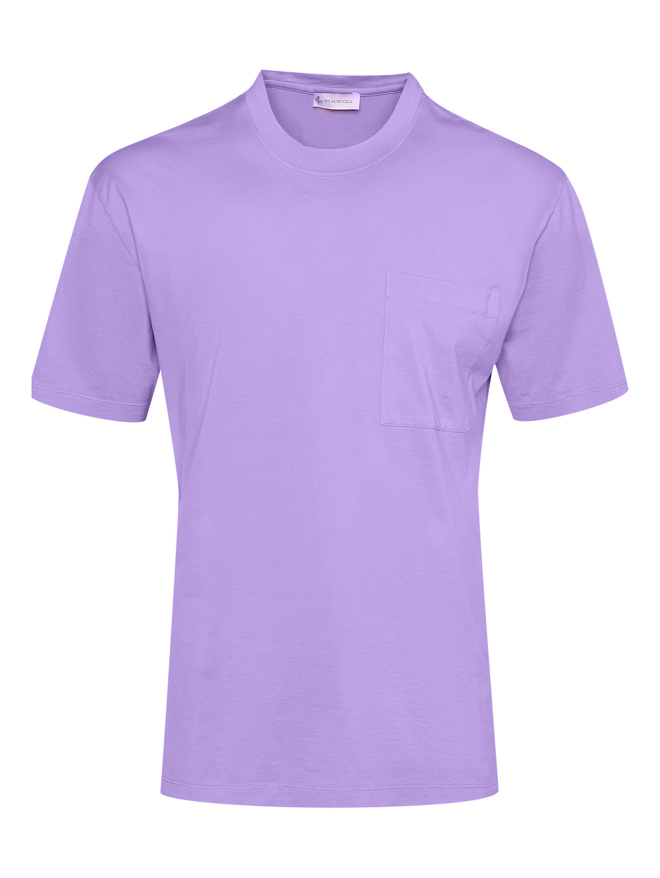 Piacenza Cashmere Футболка из хлопка с накладным карманом