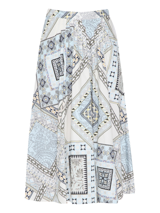 Etro Юбка из хлопка с узором