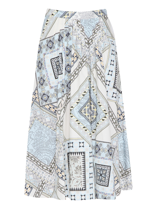 Etro Юбка из хлопка с узором