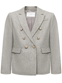 Ermanno Scervino Junior Двубортный жакет из смешанной шерсти