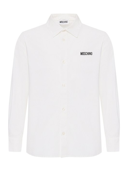Moschino Блуза из хлопка с логотипом