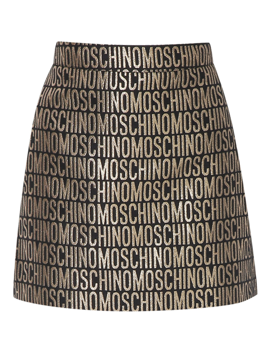 Moschino Юбка-трапеция с логотипами