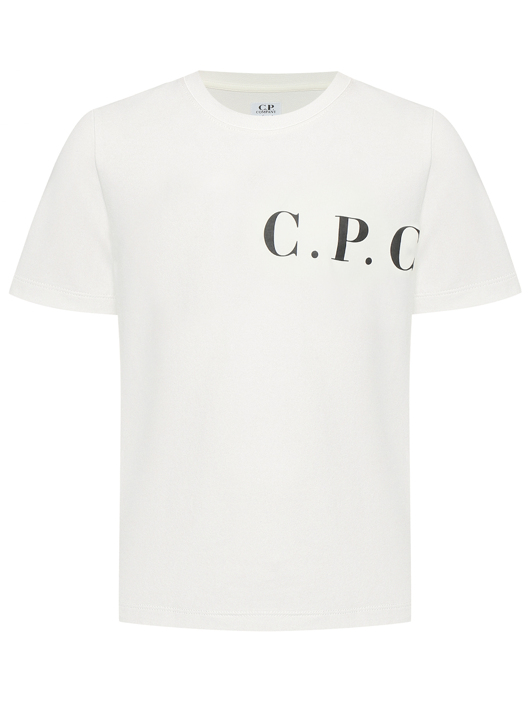 C.P. Company Футболка из хлопка с логотипом