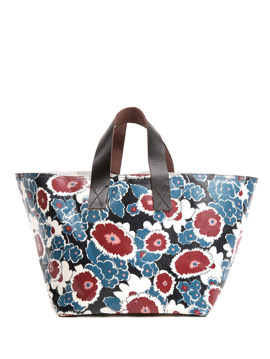 Marni Сумка с цветочным узором на коротких ручках